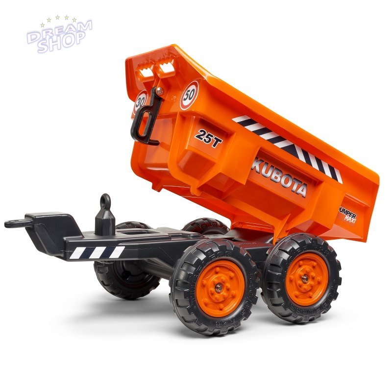 FALK Traktor z Przyczepą Maxi i Łyżką KUBOTA FALK Traktor z Przyczepą Maxi i Łyżką KUBOTA