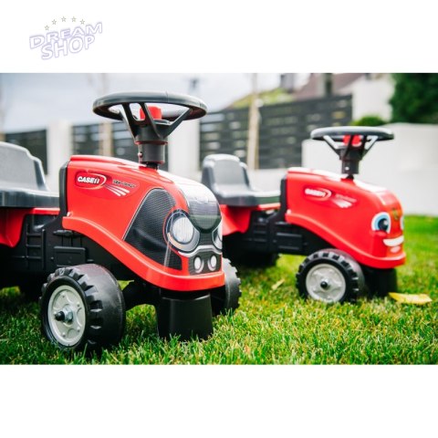 FALK Traktorek Baby Case IH Ride-On Czerwony z Przyczepką + akc. od 12 miesięcy FALK Traktorek Baby Case IH Ride-On Czerwony z Przyczepką + akc. od 12 miesięcy
