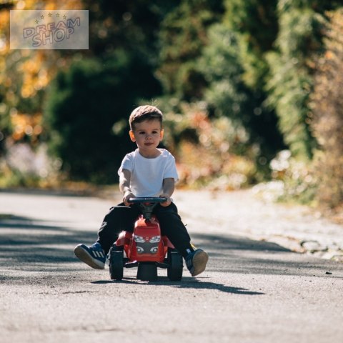 FALK Traktorek Baby Massey Ferguson Czerwony z Przyczepką + akc. Od 12 Miesięcy FALK Traktorek Baby Massey Ferguson Czerwony z Przyczepką + akc. Od 12 Miesięcy