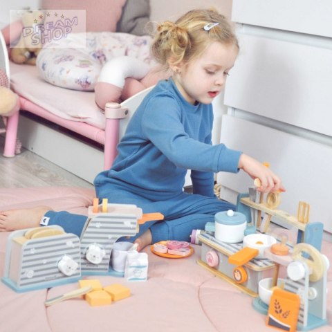 Drewniana Składana Kuchenka i Grill Viga Toys Drewniana Składana Kuchenka i Grill Viga Toys