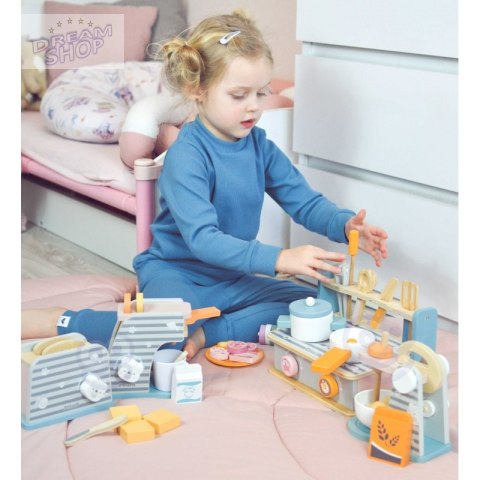 Drewniana Składana Kuchenka i Grill Viga Toys Drewniana Składana Kuchenka i Grill Viga Toys