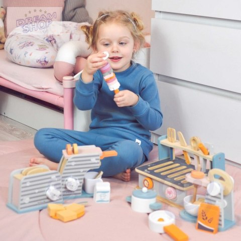 Drewniana Składana Kuchenka i Grill Viga Toys Drewniana Składana Kuchenka i Grill Viga Toys