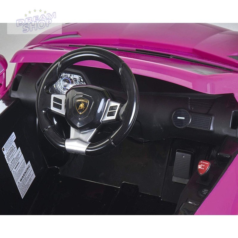 FEBER Lamborghini Aventador Pink samochód elektryczny 6V 3+ FEBER Lamborghini Aventador Pink samochód elektryczny 6V 3+