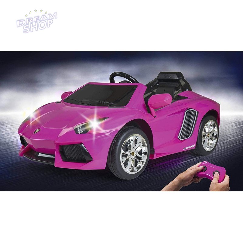 FEBER Lamborghini Aventador Pink samochód elektryczny 6V 3+ FEBER Lamborghini Aventador Pink samochód elektryczny 6V 3+