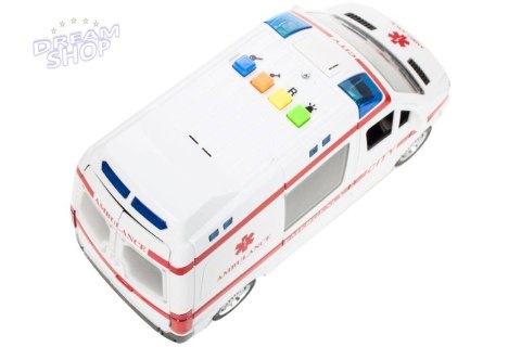 Karetka ambulans z dźwiękiem napędem 1:16