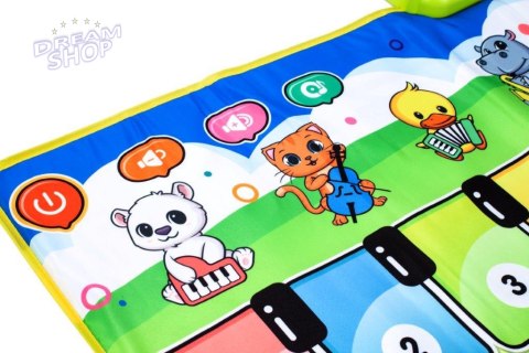 Mata muzyczna interaktywna pianinko z nagrywaniem Mata muzyczna interaktywna pianinko z nagrywaniem