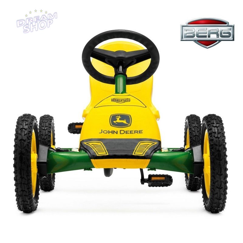 BERG Gokart na pedały Buddy John Deere 3-8 lat do 50 kg BERG Gokart na pedały Buddy John Deere 3-8 lat do 50 kg