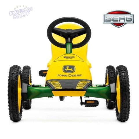 BERG Gokart na pedały Buddy John Deere 3-8 lat do 50 kg BERG Gokart na pedały Buddy John Deere 3-8 lat do 50 kg
