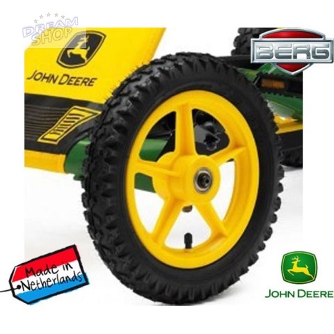BERG Gokart na pedały Buddy John Deere 3-8 lat do 50 kg BERG Gokart na pedały Buddy John Deere 3-8 lat do 50 kg