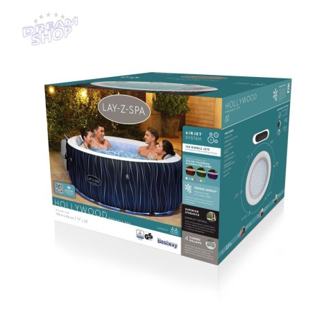 Dmuchane Spa Jacuzzi 4-6 osobowe 196 x 66 cm Bestway 60059 Dmuchane Spa Jacuzzi 4-6 osobowe 196 x 66 cm Bestway 60059
