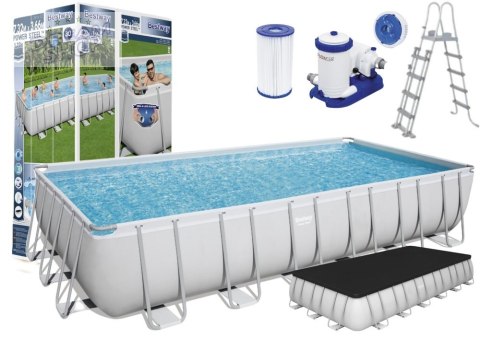 Basen Ogrodowy Stelażowy 732 x 366 x 132 cm Bestway 56474 Basen Ogrodowy Stelażowy 732 x 366 x 132 cm Bestway 56474