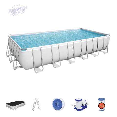 Basen Ogrodowy Stelażowy 732 x 366 x 132 cm Bestway 56474 Basen Ogrodowy Stelażowy 732 x 366 x 132 cm Bestway 56474