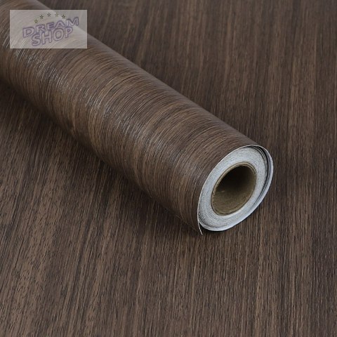 Folia rolka samoprzylepna okleina tapeta dąb brązowy 1,22x50m Folia rolka samoprzylepna okleina tapeta dąb brązowy 1,22x50m