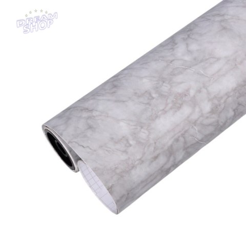Folia rolka samoprzylepna okleina tapeta szary marmur 1,22x50m Folia rolka samoprzylepna okleina tapeta szary marmur 1,22x50m