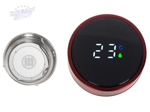 Kubek termiczny termos smart LED 500ml bordowy Kubek termiczny termos smart LED 500ml bordowy