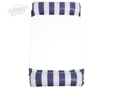 Materac dmuchany fotel krzesło do pływania 120x70cm granatowy Materac dmuchany fotel krzesło do pływania 120x70cm granatowy