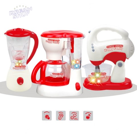 WOOPIE Zestaw AGD dla Dzieci 3w1 Mikser Blender Robot Kuchenny WOOPIE Zestaw AGD dla Dzieci 3w1 Mikser Blender Robot Kuchenny