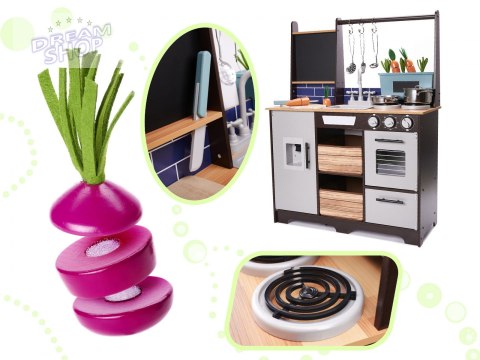 Loft Kuchnia drewniana dla dzieci lodówka ZA4129 Loft Kuchnia drewniana dla dzieci lodówka ZA4129