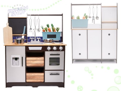Loft Kuchnia drewniana dla dzieci lodówka ZA4129 Loft Kuchnia drewniana dla dzieci lodówka ZA4129