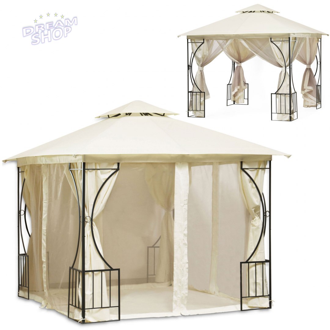 Namiot pawilon ogrodowy lux altana 3x3m ModernHome Namiot pawilon ogrodowy lux altana 3x3m ModernHome