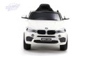 Auto na Akumulator BMW X6 Białe Skóra, EVA