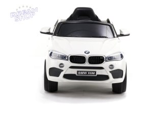 Auto na Akumulator BMW X6 Białe Skóra, EVA