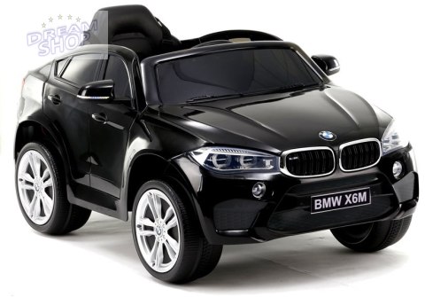 Auto na Akumulator BMW X6 Czarne Skóra, EVA