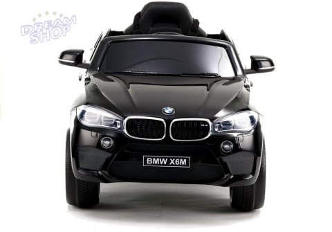 Auto na Akumulator BMW X6 Czarne Skóra, EVA Auto na Akumulator BMW X6 Czarne Skóra, EVA
