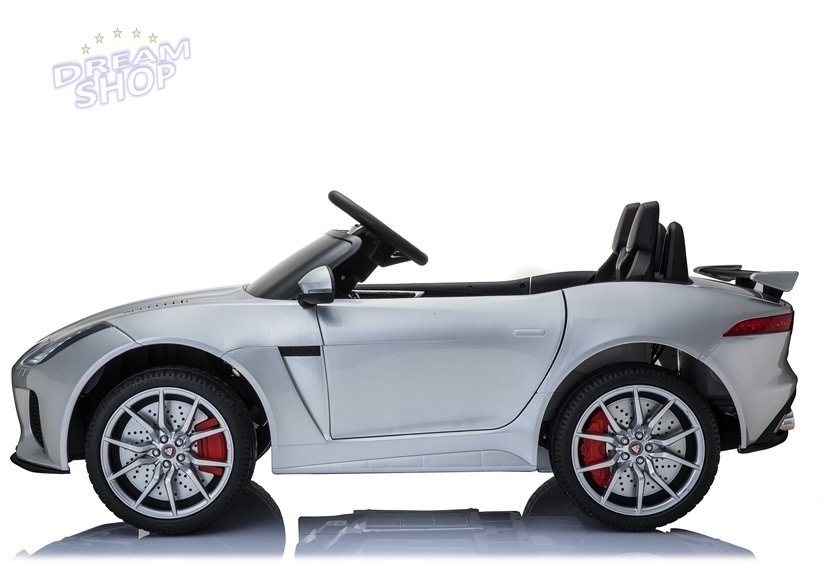 Auto na Akumulator Jaguar F-Type Srebrny Lakier Auto na Akumulator Jaguar F-Type Srebrny Lakier