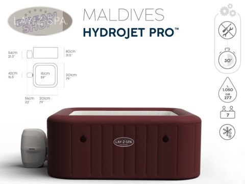 Bestway jacuzzi Lay-Z-Spa Maldives 5 - 7os 60033 Bestway jacuzzi Lay-Z-Spa Maldives 5 - 7os 60033