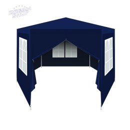Pawilon namiot ogrodowy sześciokątny 2x2x3m granatowy