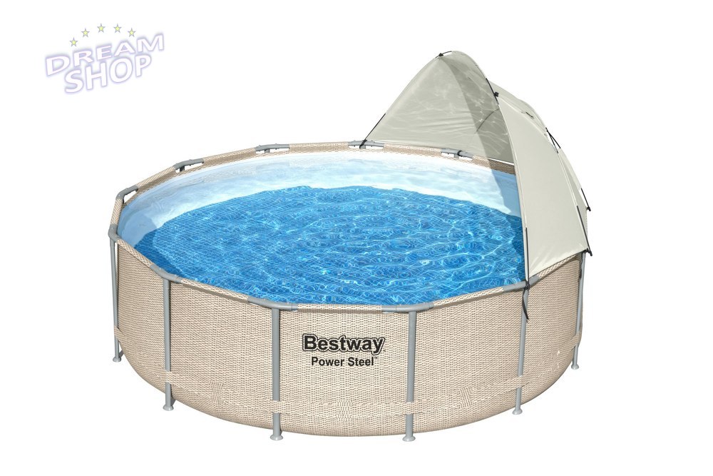 Basen stelażowy ogrodowy 396 x 107 cm Bestway 5614V Basen stelażowy ogrodowy 396 x 107 cm Bestway 5614V