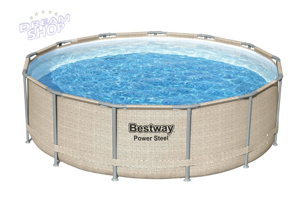 Basen stelażowy ogrodowy 396 x 107 cm Bestway 5614V Basen stelażowy ogrodowy 396 x 107 cm Bestway 5614V