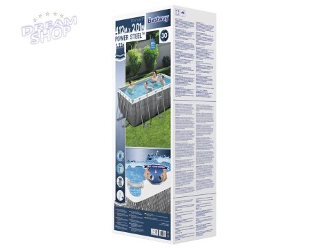 Bestway Basen stelaż 412x201x122 marmur 8w1 56722 Bestway Basen stelaż 412x201x122 marmur 8w1 56722