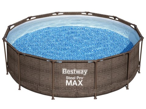 Bestway basen Stelażowy 366x100cm 9w1 rattan 56709