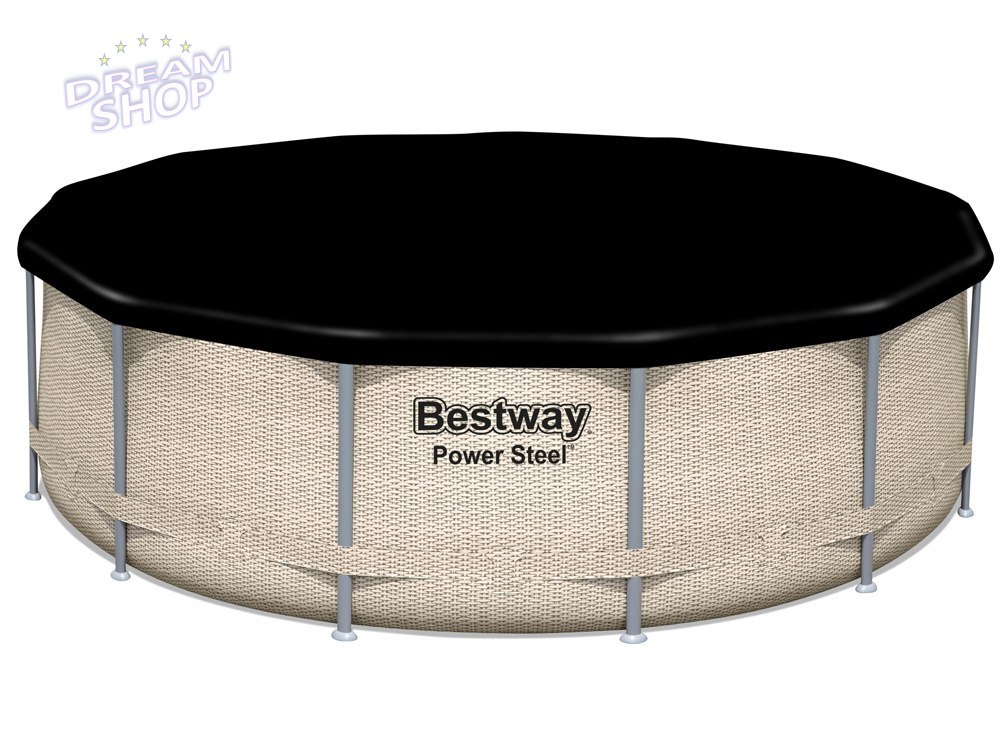 Bestway basen stelażowy 396x107cm daszek 5614V Bestway basen stelażowy 396x107cm daszek 5614V