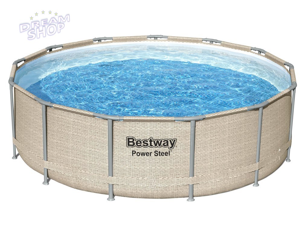 Bestway basen stelażowy 396x107cm daszek 5614V Bestway basen stelażowy 396x107cm daszek 5614V