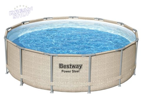 Bestway basen stelażowy 396x107cm daszek 5614V Bestway basen stelażowy 396x107cm daszek 5614V