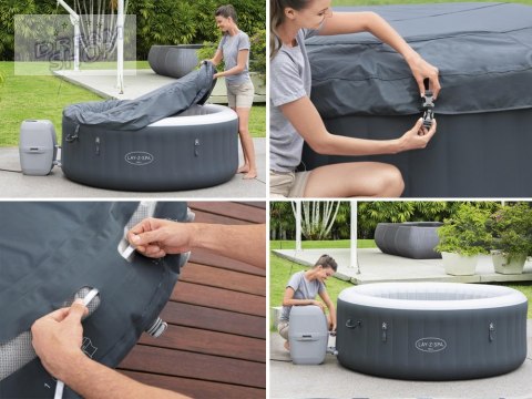 Dmuchane SPA Jacuzzi 4 osobowe 180 cm x 66 cm Bestway 60009 Dmuchane SPA Jacuzzi 4 osobowe 180 cm x 66 cm Bestway 60009