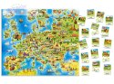 Castorland Puzzle Mapa Europy 180 ele Quiz CA0036