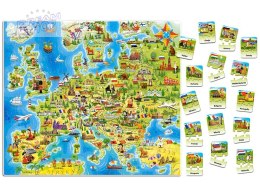 Castorland Puzzle Mapa Europy 180 ele Quiz CA0036
