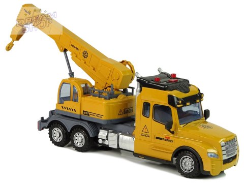 Ciężarówka z dźwigiem R/C światło, dźwięki Ciężarówka z dźwigiem R/C światło, dźwięki