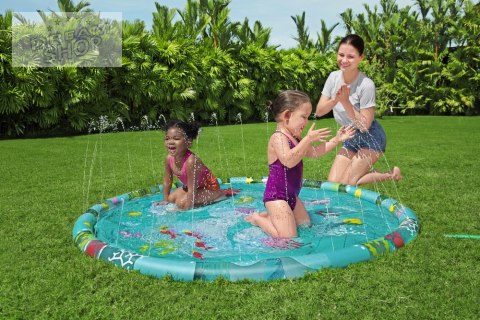 Dmuchany Brodzik Mata Z Fontanną Dla Dzieci 165 cm Bestway 52487