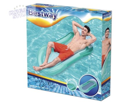 Bestway Dmuchany materac z siatką Leżanka wodna 160cm 43103