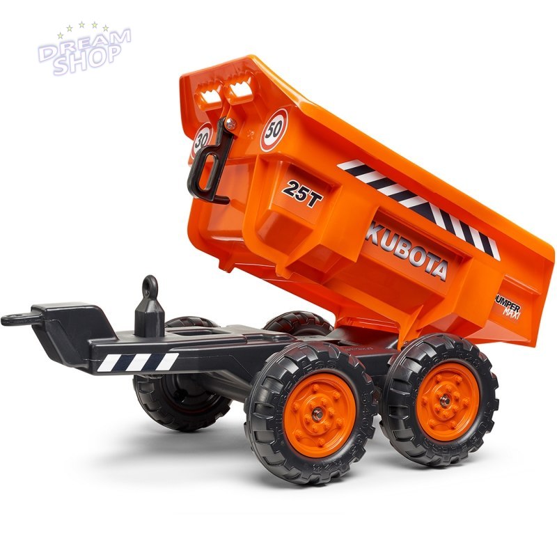 FALK Traktor z Przyczepą Maxi i Łyżką KUBOTA FALK Traktor z Przyczepą Maxi i Łyżką KUBOTA