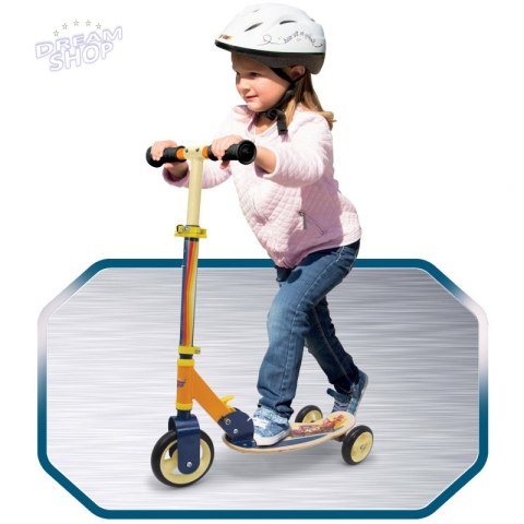 SMOBY Hulajnoga Trójkołowa Cars Auta Drewniana SMOBY Hulajnoga Trójkołowa Cars Auta Drewniana