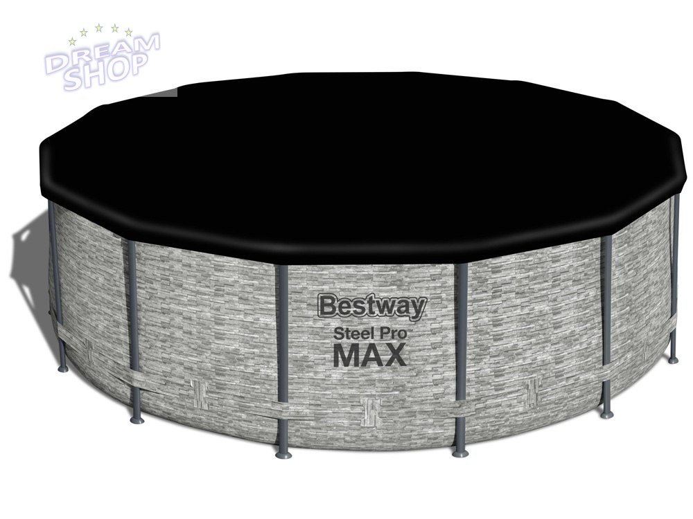 Basen Stelażowy 16FT 488x122cm Steel Pro Max BESTWAY Basen Stelażowy 16FT 488x122cm Steel Pro Max BESTWAY