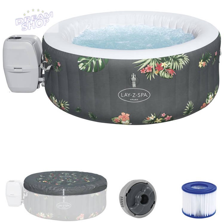 Dmuchane Spa Jacuzzi 3 Osobowe 170 x 66cm Bestway 60061 Dmuchane Spa Jacuzzi 3 Osobowe 170 x 66cm Bestway 60061
