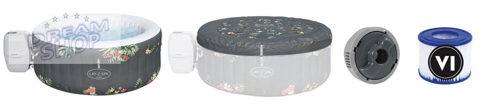 Dmuchane Spa Jacuzzi 3 Osobowe 170 x 66cm Bestway 60061 Dmuchane Spa Jacuzzi 3 Osobowe 170 x 66cm Bestway 60061