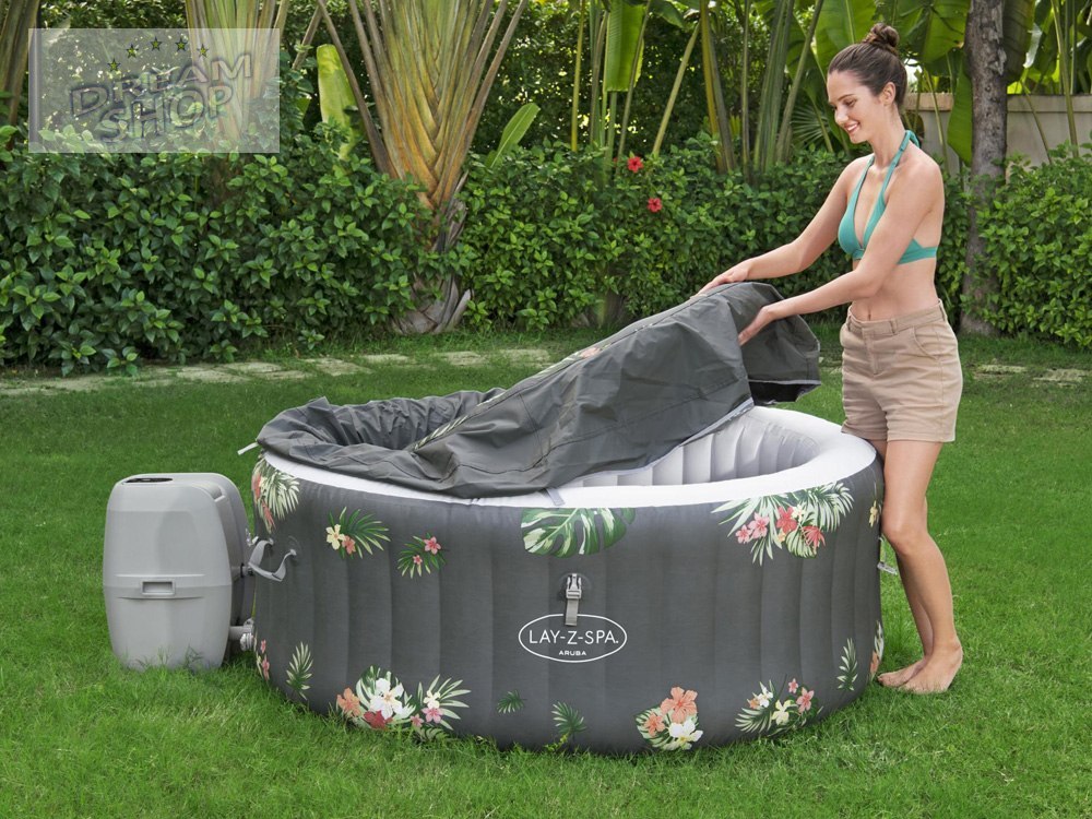 Dmuchane Spa Jacuzzi 3 Osobowe 170 x 66cm Bestway 60061 Dmuchane Spa Jacuzzi 3 Osobowe 170 x 66cm Bestway 60061